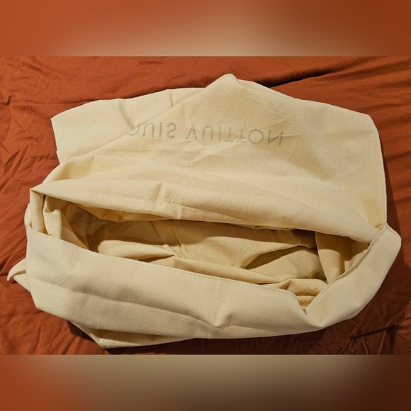 XL LOUIS VUITTON Fold Over Dust Bag Handbag Protector Tote Storage Luggage Cover - Picture 5 of 11